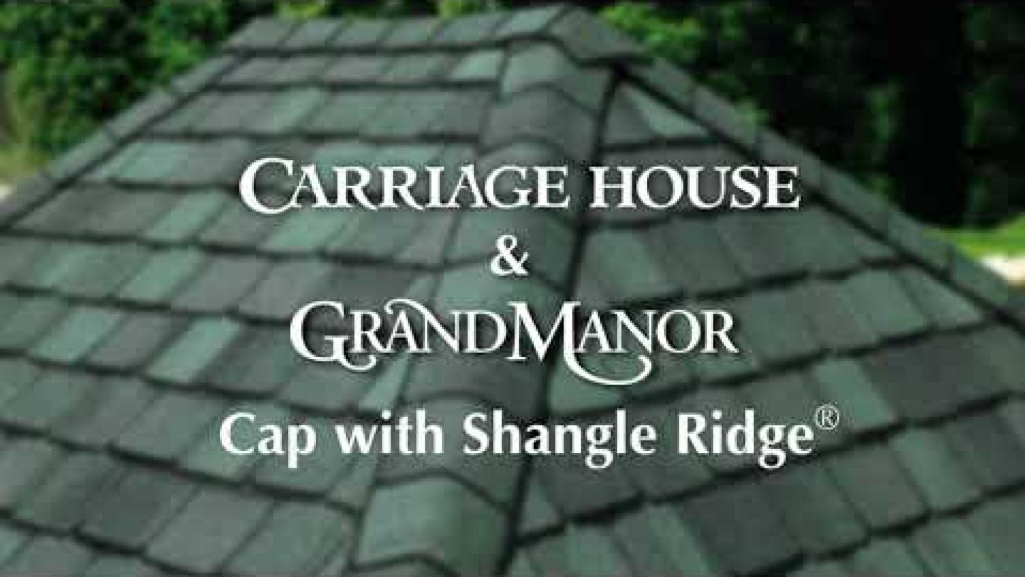 Video 15 del Manual de instalación de tejas de CertainTeed  Tejas Carriage House® y Grand Manor®