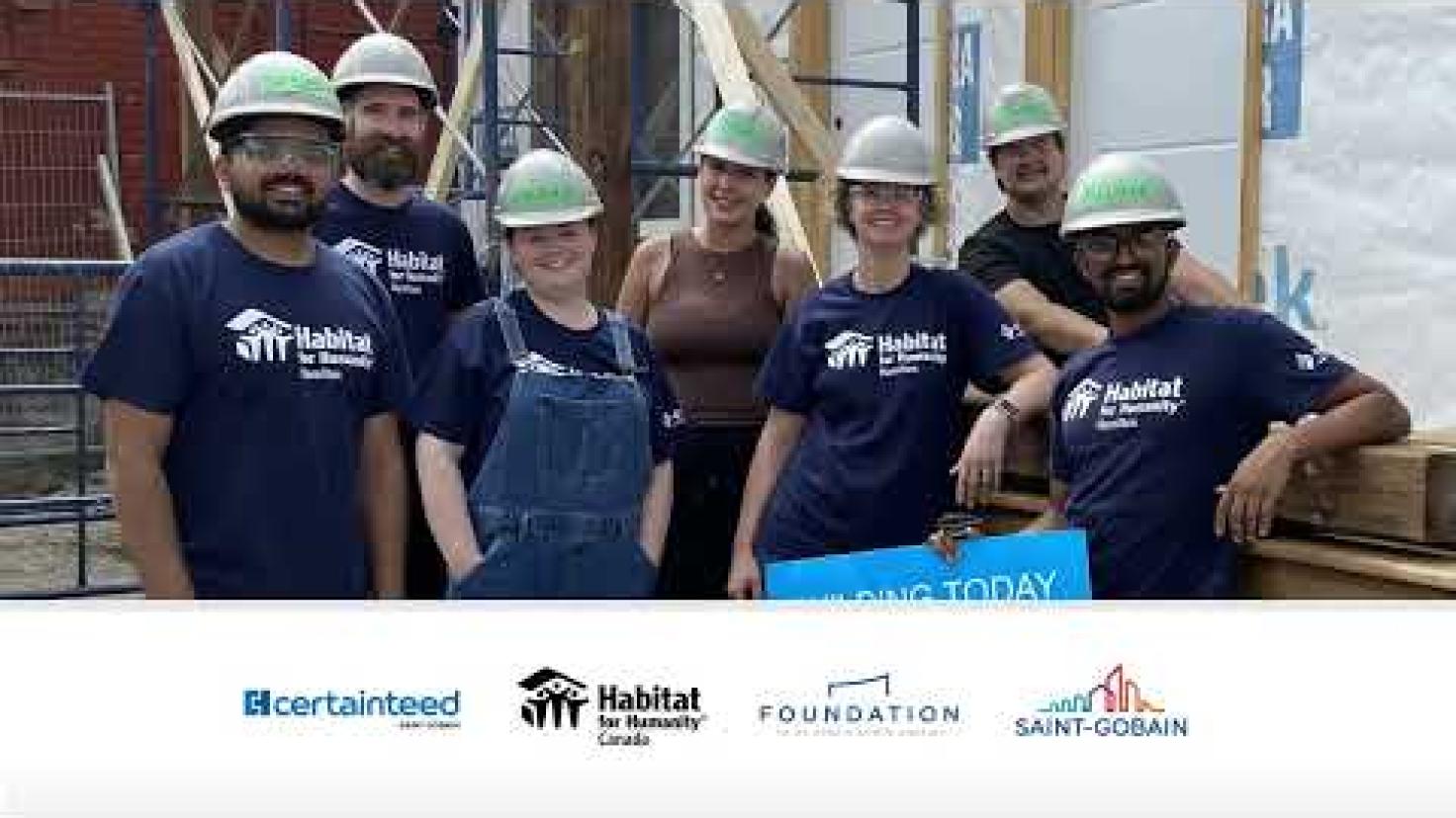 Habitat for Humanity Build in English | CertainTeed