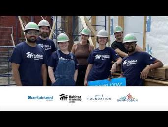 Habitat for Humanity Build in English | CertainTeed